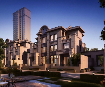 New Chinese Style Residential Building-ID:879523992