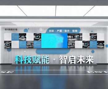 Modern Exhibition Hall-ID:585925105