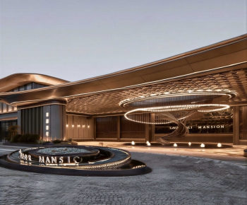 Modern Building Appearance-ID:544509944