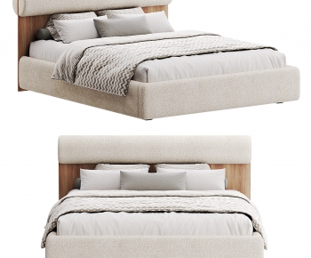 Modern Double Bed-ID:552461165