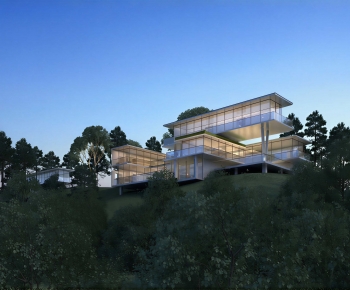 Chinese Style Villa Appearance-ID:717144019