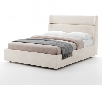 Modern Double Bed-ID:886285079