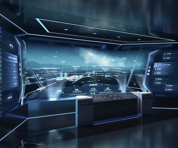 Modern Exhibition Hall-ID:630459071