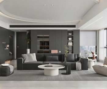 Modern A Living Room-ID:870955945