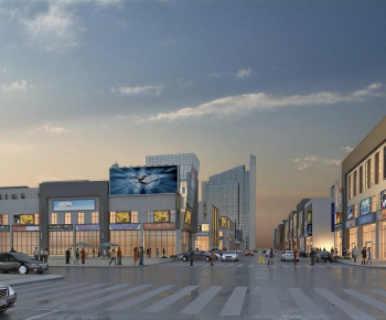 New Chinese Style Commercial Street-ID:835850293