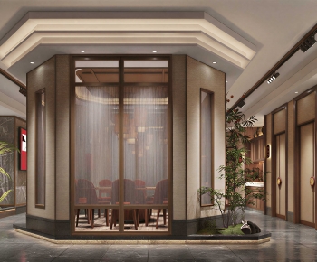 New Chinese Style Dining Room-ID:965622907