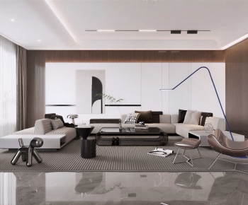 Modern A Living Room-ID:997819927