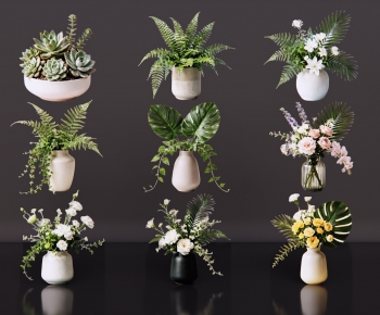 Modern Ground Green Plant Potted Plants-ID:565655951