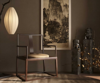 New Chinese Style Lounge Chair-ID:776546005