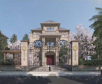 European Style Villa Appearance-ID:715723045