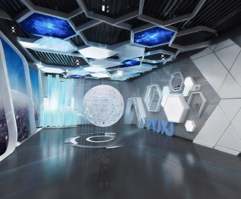 Modern Exhibition Hall-ID:977241049
