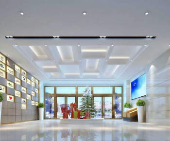 Modern Office Reception Desk-ID:972798114