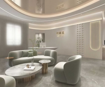 Modern Reception Room-ID:887862924