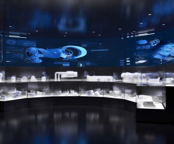 Modern Exhibition Hall-ID:336127047
