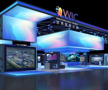 Modern Exhibition Hall-ID:762425905