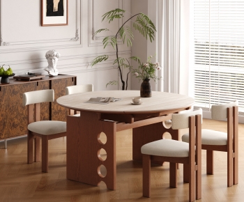 Modern Dining Table And Chairs-ID:868453989