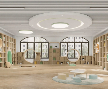 Modern Children's Reading Room-ID:211267957