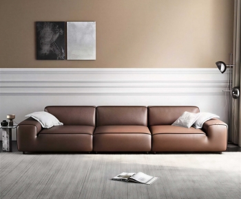 Modern Three-seat Sofa-ID:348010142