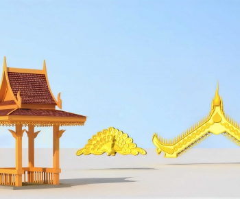 Southeast Asian Style Pavilion-ID:745332966