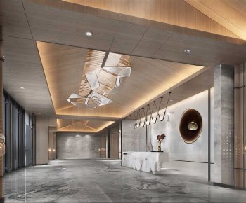 Modern Office Reception Desk-ID:749887947