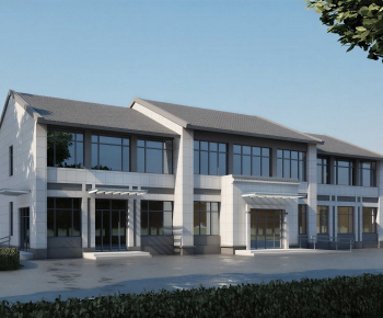 Modern Building Appearance-ID:514709001