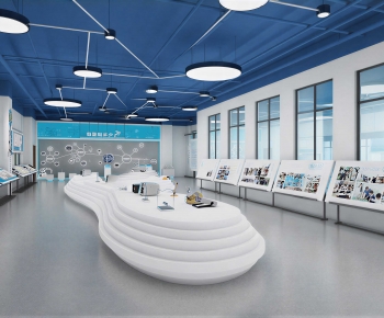 Modern Exhibition Hall-ID:539604905