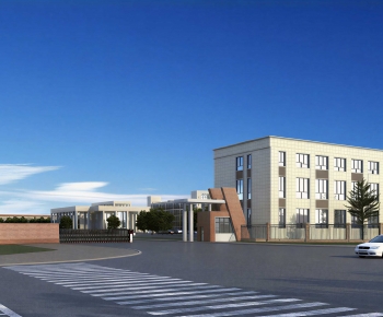 Modern School Building-ID:817692044
