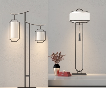 New Chinese Style Floor Lamp-ID:937741042