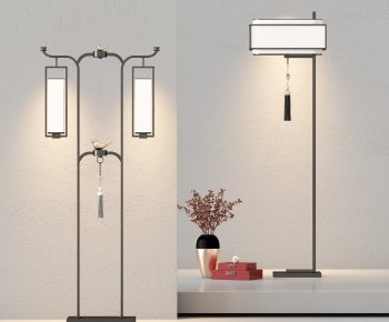 New Chinese Style Floor Lamp-ID:723009165