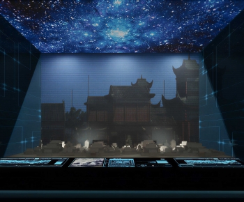 Modern Exhibition Hall-ID:638694055