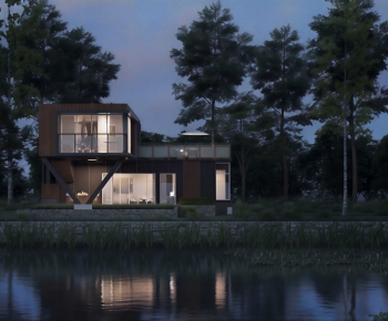 Modern Villa Appearance-ID:122680725