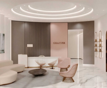 Modern Office Reception Desk-ID:381000049