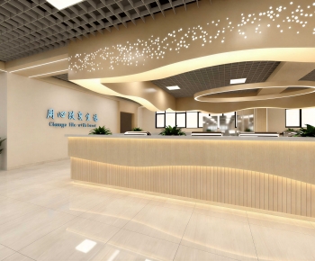 Modern Hospital Hall-ID:126100065