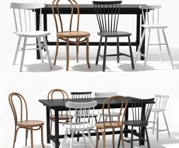 Modern Dining Table And Chairs-ID:214905023