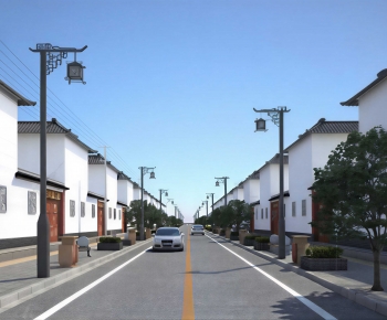 New Chinese Style Road-ID:342592951