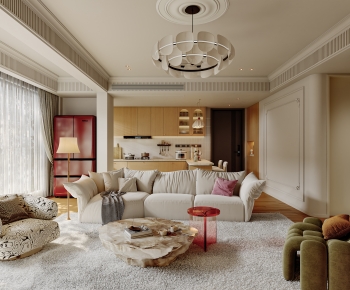 Modern A Living Room-ID:430674088
