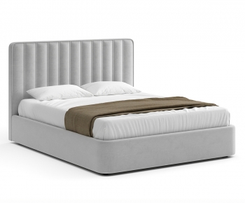 Modern Double Bed-ID:337172035