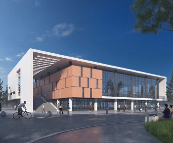 Modern Industrial Building-ID:119688032