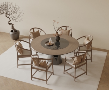 New Chinese Style Dining Table And Chairs-ID:365416053
