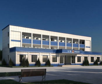 Modern Building Appearance-ID:504700908