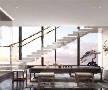 New Chinese Style Tea House-ID:742101919