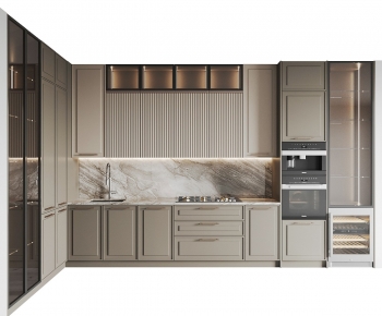 Simple European Style Kitchen Cabinet-ID:262372972