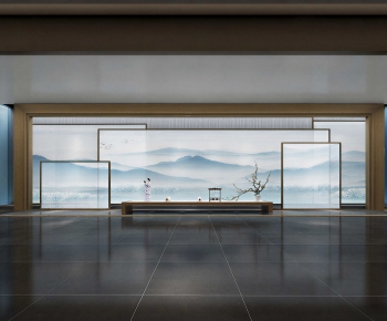 Modern Exhibition Hall-ID:539295915