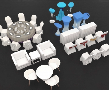 Modern Dining Table And Chairs-ID:303594114