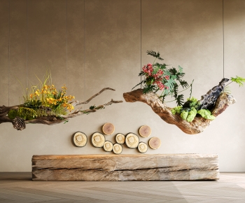 New Chinese Style Plant Landscaping-ID:490741011