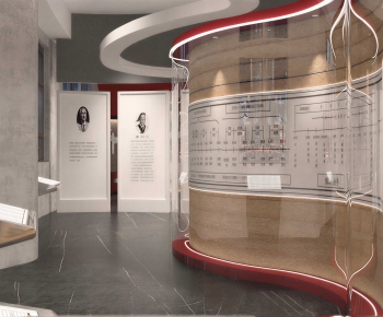 Modern Exhibition Hall-ID:125730998