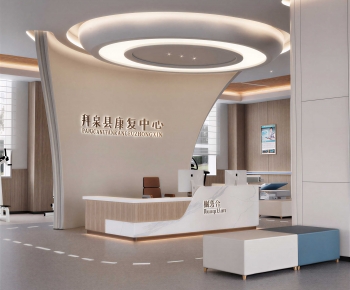 Modern Office Reception Desk-ID:792850975