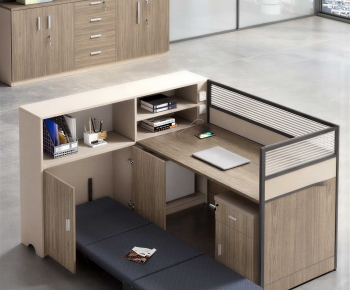 Modern Office Desk And Chair-ID:563102011
