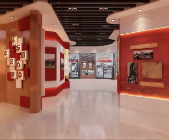 Modern Exhibition Hall-ID:406455995