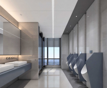 Modern Office Toilet-ID:291285993